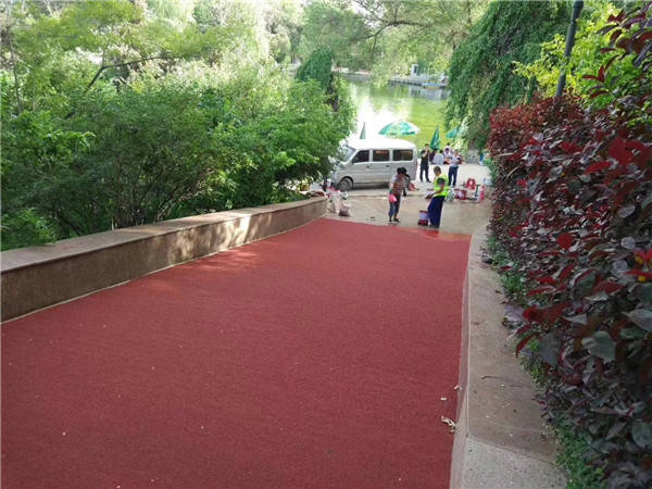 七台河彩色路面施工